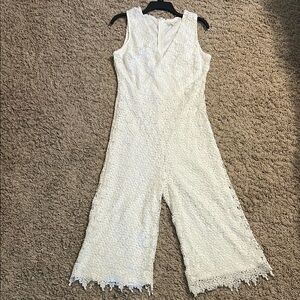 Miami White Lace Jumpsuit
